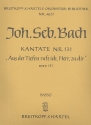 Aus der Tiefe rufe ich Herr Kantate Nr.131 BWV131 Violoncello / Kontrabass