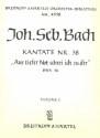 Aus tiefer Not schrei ich zu dir Kantate Nr.38 BWV38 Violine 1