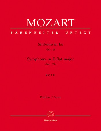 SINFONIE ES-DUR KV132: FUER ORCHESTER, PARTITUR FISCHER, W.,ED.