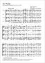 IM WALDE SOPRANO, ALTO, TENORE, BASSO, OP. 75 NR. 2, 1849 PARTITUR (DT)