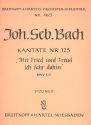 Mit Fried und Freud ich fahr dahin Kantate Nr.125 BWV125 Violine 2