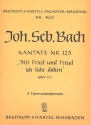 Mit Fried und Freud ich fahr dahin Kantate Nr.125 BWV125 Harmonie