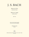 MISSA G-DUR FUER SOLI SATB, CORO SATB, 2 OBOI, 2 VIOLINI, VIOLA UND VIOLONCELLO/FAGOTT/KONTRABASS