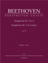 Sinfonie A-Dur Nr.7 op.92 fr Orchester Partitur