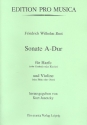 Sonate A-Dur fr Harfe (Cembalo, Klavier) und Violine (Flte, Oboe)