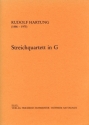 Streichquartett G-Dur Partitur und Stimmen