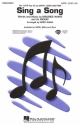 Sing a Song for mixed chorus (SATB) and piano score