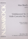 Konzert Nr.3 op.58 fr Violine und Orchester fr Violine und Klavier