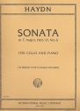 Sonata C major Hob.IV:6 for cello and piano