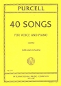 40 Songs complete for low voice and piano