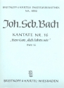 Herr Gott dich loben wir Kantate Nr.16 BWV16 Partitur