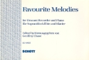 Favourite Melodies fr Sopranblockflte und Klavier