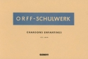 Keetman, Gunild: Chansons Enfantines fr Singstimme, Blockflten und Orff-Instrumente Sing- und Spielpartitur