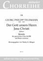 Der Gott unsers Herrn Jesu Christi Motette fr gem Chor und Bc Chorpartitur