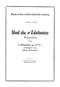 Und du o Edelweiss op.15,1 fr Akkordeon (mit 2. Stimme)