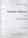 Andante religioso op.95e fr 5 Violoncelli Partitur und Stimmen