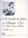 12 sonate op.1 vol.1 (nos.1-3) per flauto e bc