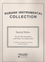 Sacred Solos for alto saxophone and piano