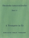 Deutsche Armeemrsche Band 1 fr Blasorchester Trompete 4 in Es