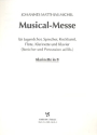 Musical Messe fr Jugendchor, Sprecher, Rockband und Instrumente Klarinette in B