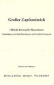 Groer Zapfenstreich (Offizielle Fassung) fr Blasorchester Partitur und Stimmen