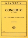 Concerto C major for 2 trumpets and piano VOISIN, ROGER, ED.