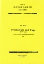 Prludium and Fuga BWV849 for 2 oboes, english horn and 2 bassoons score and parts