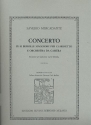 Konzert B-Dur fr Klarinette und Kammerorchester Partitur