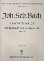 Wir danken dir Gott Kantate Nr.29 BWV29 Viola