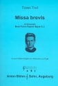 Missa brevis in honorem beati patris Ruperti Mayer S.J. fr mittlere Singstimme, Solovioline und Orgel Partitur und Violinstimme