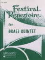 Festival Repertoire for brass quintet score