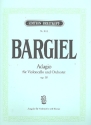 Adagio op.38 fr Violoncello und Orchester fr Violoncello und Klavier