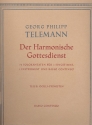 Der harmonische Gottesdienst Band 2 72 Solokantaten fr eine Singstimme, ein Instrument und Bc,   Bc-Stimme