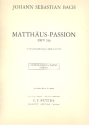 Matthus-Passion BWV244 fr Soli, Chor und Orchester Cello / Ba Chor 1