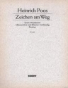 Zeichen am Weg fr Mnnerchor (TTBB) und Klavier 4-hndig Partitur - (= Klavierstimme)