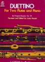 Duettino op.36  for 2 flutes and piano