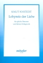 Lobpreis der Liebe op.72 fr 4stg. Frauenchor und kleines Schlagwerk Partitur