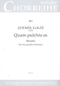 Quam pulchra es fr Frauenchor a cappella Partitur