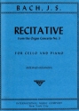 Recitative from the organ Concerto no.3 for cello and piano ROEMAET-ROSAno.F, M., ED.