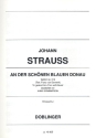 An der schnen blauen Donau op.314 fr gem Chor und Klavier Chorpartitur