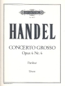 Concerto grosso op.6,6 fr Streichorchester und Bc Partitur