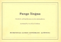 Pange lingua fr Orgel