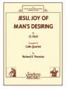 Jesu Joy of Man's Desiring for 4 cellos score and parts