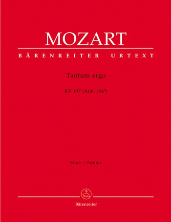 Tantum ergo D-Dur KV197 fr gem Chor und Orchester Partitur