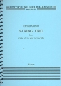 Streichtrio fr Violine, Viola und Violoncello Studienpartitur