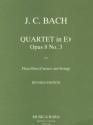 Quartett Es-Dur op.8,3 fr Flte (Oboe, Klarinette) und Streichtrio Stimmen