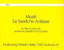 Musik fr feierliche Anlsse: fr Blasorchester Tuba 1