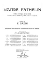 ROMANCE POUR CHANT ET PIANO MAITRE PATHELIN NO.5