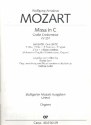 Missa C-Dur KV257 fr Soli, Chor und Orchester und Orgel Orgel