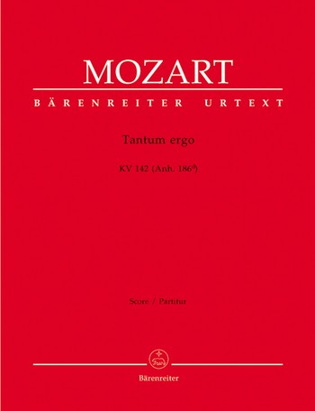 TANTUM ERGO KV142 FUER GEM CHOR ORCHESTER UND ORGEL,  PARTITUR FEDERHOFER, HELLMUT, ED